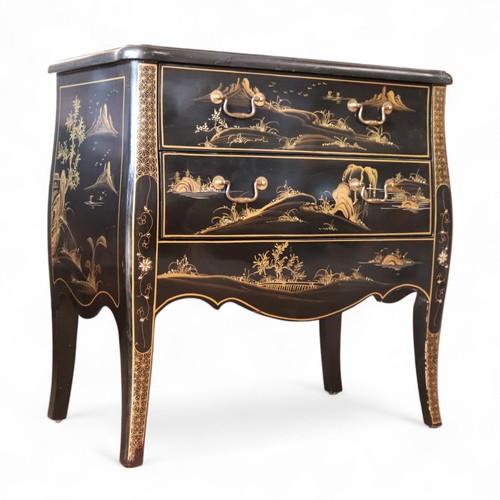 Vintage chinoiserie black - vintage,