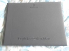Porsche Exclusive Manufaktur brochure 2017 UK market prestige English text
