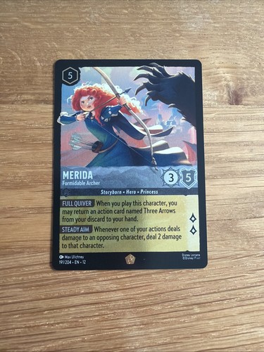 Disney lorcana tcg merida - disney,