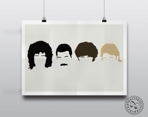 Queen minimalist poster - minimalist,