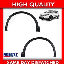 FRONT WING WHEEL ARCH TRIM LEFT + RIGHT SIDE FOR NISSAN QASHQAI (2014-2020)