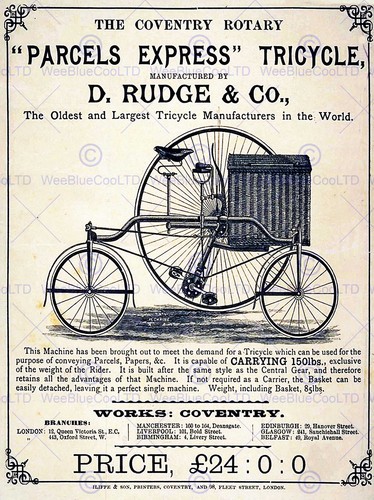 Advert rudge tricycle vintage - tricycle,