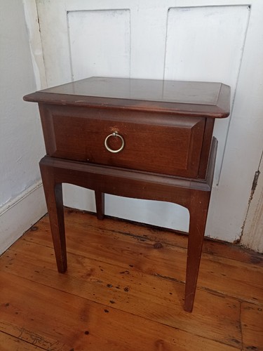 Stag minstrel bedside table - minstrel,