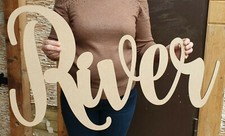 Personalised Wooden Name Large