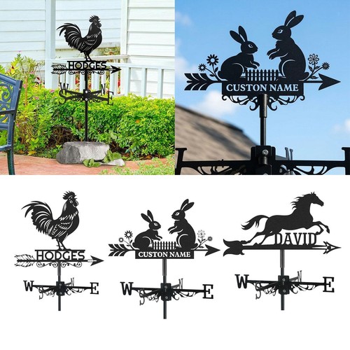 Metal weather vane roof - weather,
