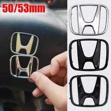 50/53mm Car Steering Wheel Center Emblem Badge for Honda Civic Accord CRV HRV