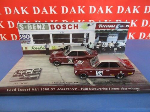 Die cast model car set - 1/43,