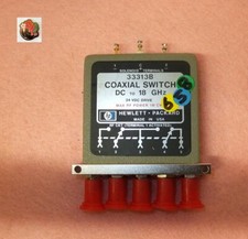 HEWLETT-PACKARD RF Coaxial Relay Switch * SMA * 33313B (OEM)  * DC - 18GHz * 1 W