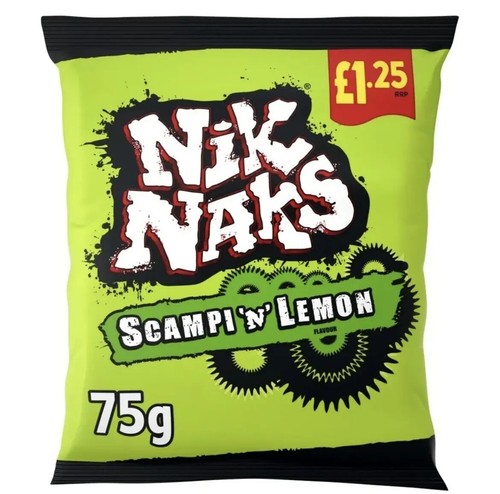 Nik naks scampi lemon - scampi,