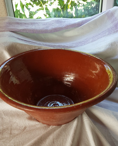 Antique hand thrown terracotta - antique,