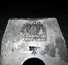 Antique Very Rare ATKIN & SONS Cast Steel Plane Iron, Broad Arrow 1917