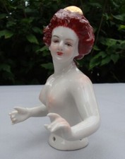 Half doll Pin-up Marchioness Half Doll Pincushion Arms Away Art Deco Style Art N