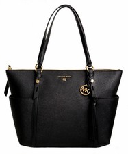 Michael Kors Bag Purse Sullivan Large TZ Tote Saffiano Leather Black New