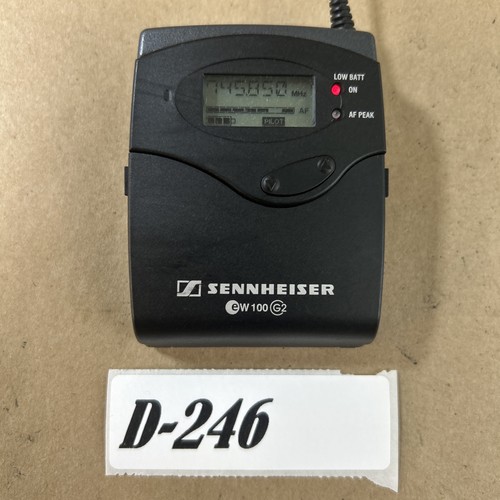 Sennheiser ew100 wireless - sennheiser,