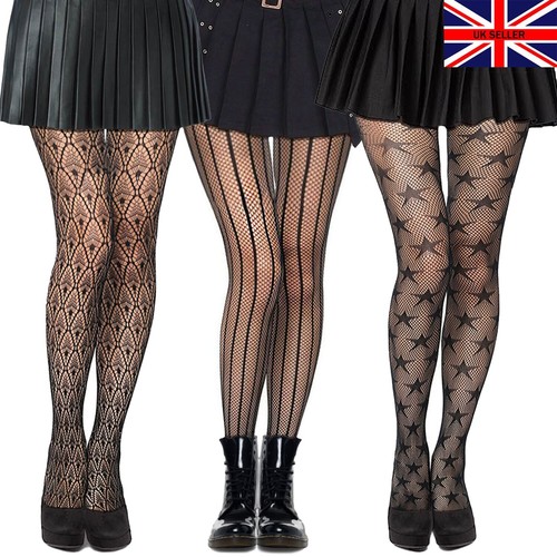 Women fashion black fishnet - women's,