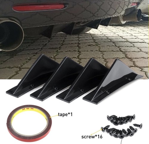 Car rear bumper diffuser shark - rear,