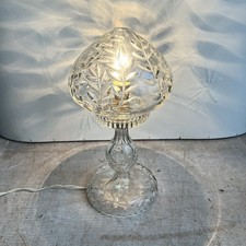 Vintage Cut Glass Crystal Lamp