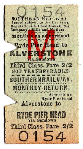 Railway ticket r - railway, s.r