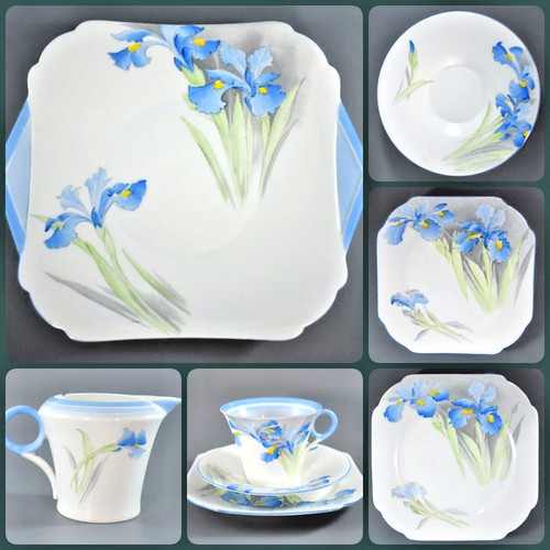 Vintage art deco shelley 12384 - vintage,