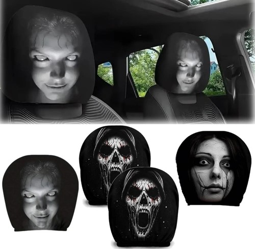 4pcs car scary mask - 4pcs,
