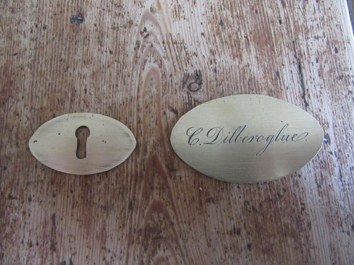 Victorian writing slope - victorian, brass