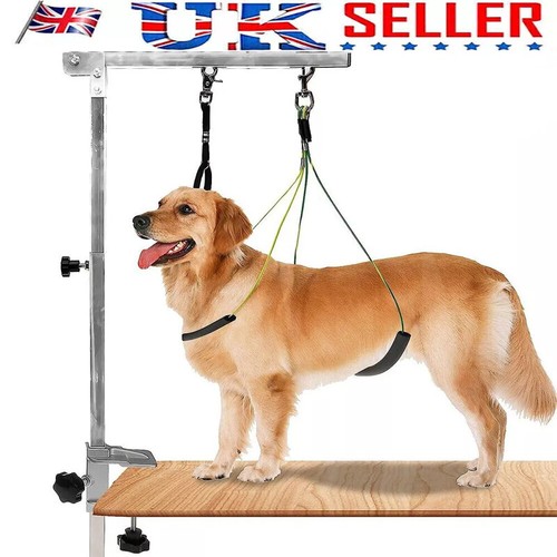 Adjustable pet grooming - grooming, arm