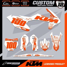 KTM 85 MOTOCROSS GRAPHICS, CUSTOM MX GRAPHICS KIT , SX 85 BLOK WHI/ORG