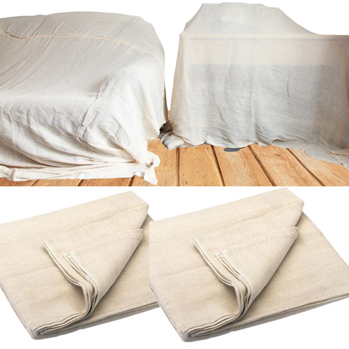 Cotton dust sheets painting - cotton,