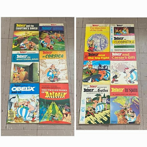 Asterix books published - 12, x