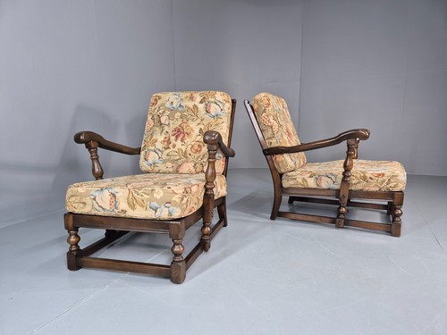 Ercol cloister lounge chairs - cloister,