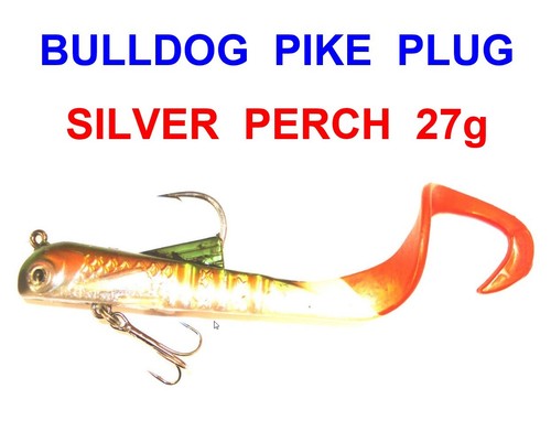 Silver 27g bulldog pike lure - 27g,