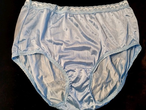 Vintage hanes blue satin nylon - vintage,