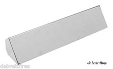 18" Smoke Canopy, Fire Hood for Open Fire, 46cm - Brass, Steel, Black 