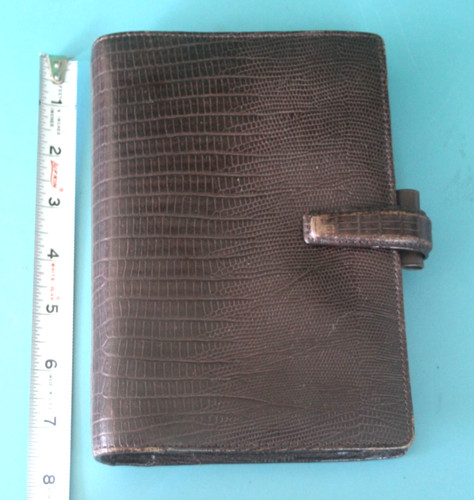 Dark brown italian - italian, leather