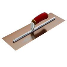 Marshalltown 16"x5" Gold Stainless Steel Finishing Trowel DuraSoft Handle 