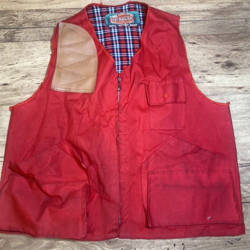 Red rubberized rainwear - rubberized,