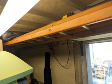 3.66m - 6.72m Titan Monarch Wooden Ladder (Window Cleaning)  all most New