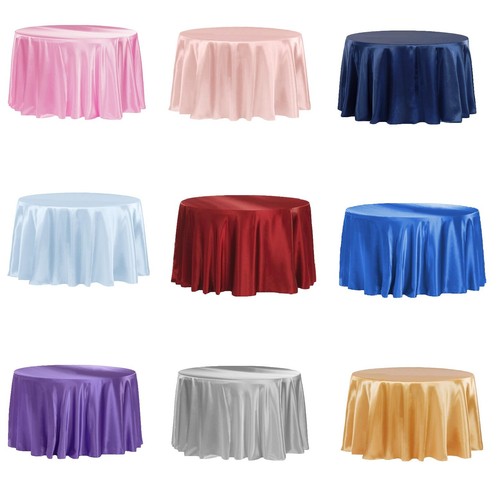 120 inch round satin - 120",