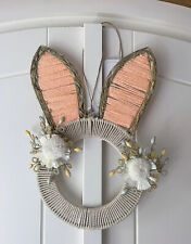 Tk Maxx Homesense Hip & Hop Hanging Easter Wreath Bunny Door/home Decor Spring