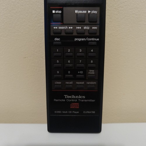 Technics eur64788 remote - technics,