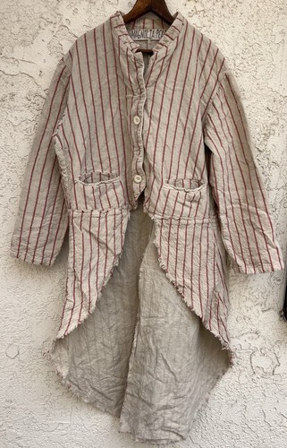 Striped cotton jacket - cotton,