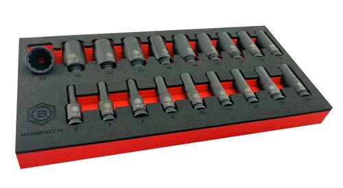Britool hallmark 19pc - britool, 3/8"sd