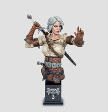 1/10 resin bust figure model kit White haired swordswoman TB00137 unassembled