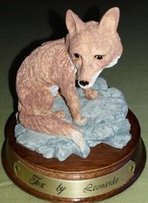 Small Fox Figurine from The Leonardo Collection - Used in a Good Condition