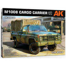 AK Interactive 1:35th Scale M1008 Troop Carrier w/Tarp