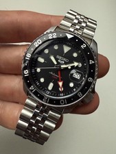 Seiko 5 Sports GMT “Black Grape” SSK001K1 Automatic 4r36 Watch 100wr 
