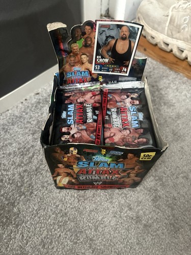 Slam attax rumble wwe topps - rumble,