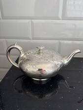 VICTORIAN SILVER PLATED TEA-POT