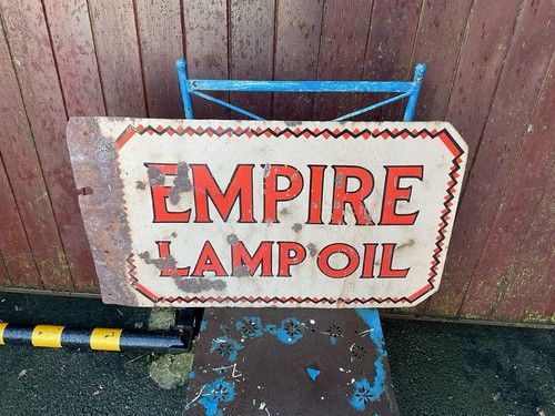 Double sided enamel empire - sided,