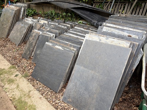 Slate paving slabs 47m - slate, (500